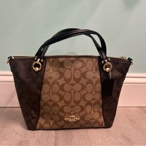 Coach Brown Monogram Tote Bag